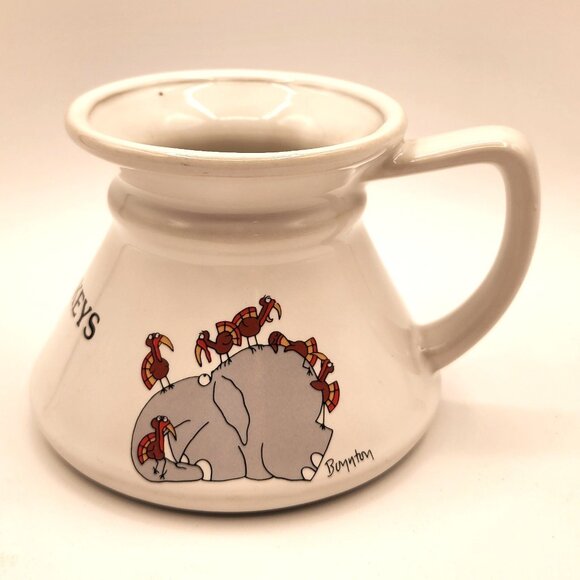 Vintage Sandra Boynton Don't Let the Turkeys Get You Down Spill Proof Travel Mug - Picture 1 of 10